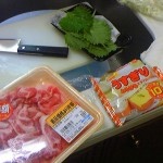揚げない豚肉の大葉チーズロール。